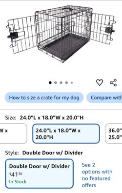 Foldable Dog Metal Crate
