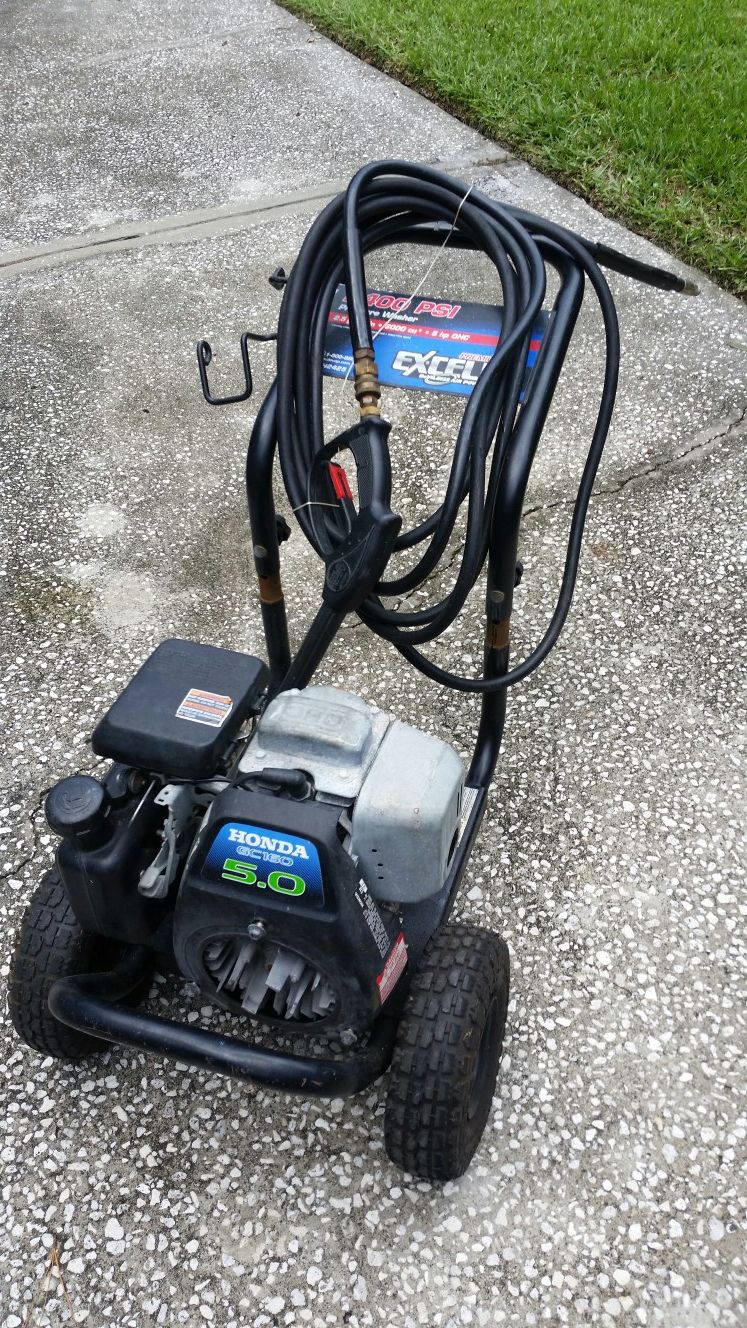 Excell 2400 Honda 5hp Pressure Washer