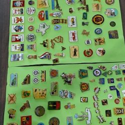 Huge Lot of Vintage PA lions collector pins