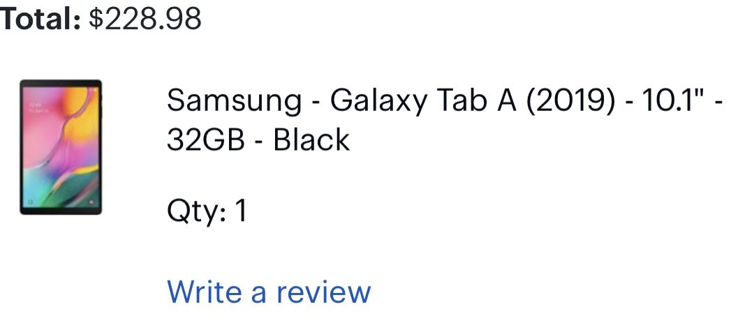 Samsung - Galaxy Tab A (2019) - 10.1" - 32GB - Black