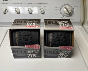 NEW Set of 2x Bell 27.5" x 2.10" Mountain Bicycle Tire Fits Replaces Sizes 1.75" - 2.3" bike bicycles AirGuard Max