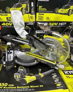 Ryobi sliding miter saw