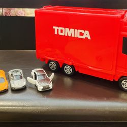 12 Tomica W/ Box & 1 Truck