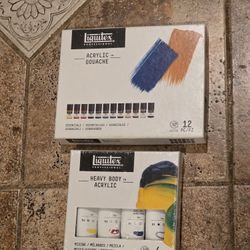 LIQUITEX HEAVY BODY ACRYLIC & ACRYLIC GOUACHE 