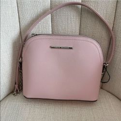 Steve Madden Handbag in Blush Pink is a stylish crossbody dome bag