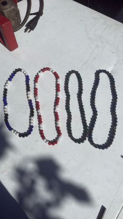 Bead necklace baseball/softball