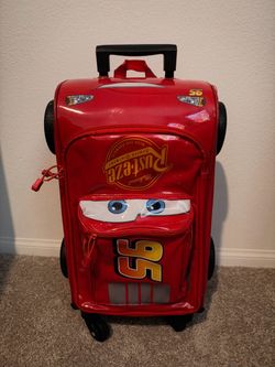 Disney lightning McQueen luggage