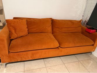 Orange couch