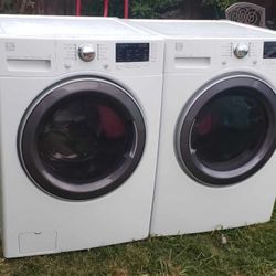 LG Washer And Gas Dryer Steam