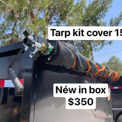 Néw Dump trailer tarp Kit Cover 15x7 $350 / Tire $189
