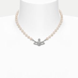 vivienne westwood Mini Bas Relief Pearl Choker