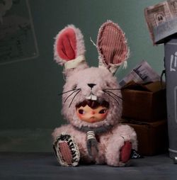 Hirono Little Hare Plush Doll Pendant