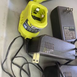 Ryobi Pile Chargers 