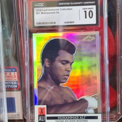 2016 Muhammad Ali Leaf Immortal Collection #27 (CGC) CERTIFIED GEM MINT 10