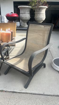 Low garden/patio chairs