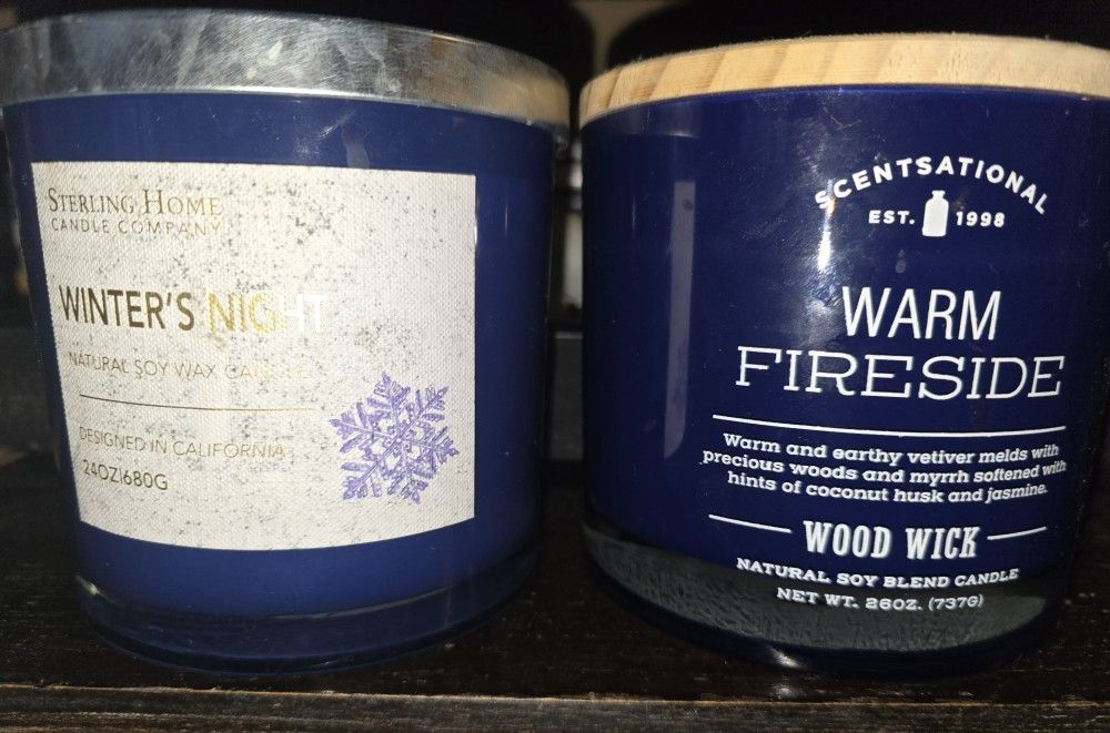 Winter 26oz soy candles $12each smoke free home Parma 