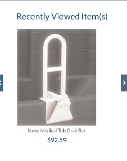 Nova Medical Tub Grab Bar