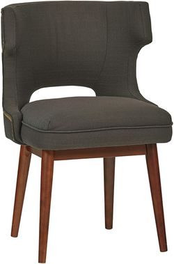 Mid-Century Elegant Design Chair, Charcoal