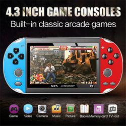 Screen with 1000 Classic Games, Support Connection with TV, Classic Arcade Retro Game Player Game Console, Birthday Gifts Presents for Kids