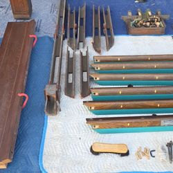 1912 Antique 9 Foot Brunswick Balke Collender Pool Table Cloth Delivered Installed Vintage Chairs Cues