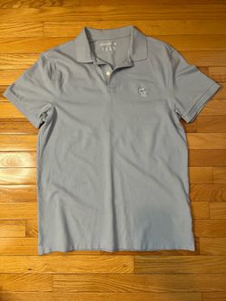 Abercrombie Light Blue Polo Shirt Large