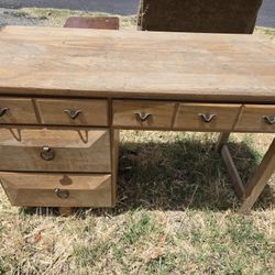 Free Desk, Chair, Nordic Trac On Street. Allan Ave