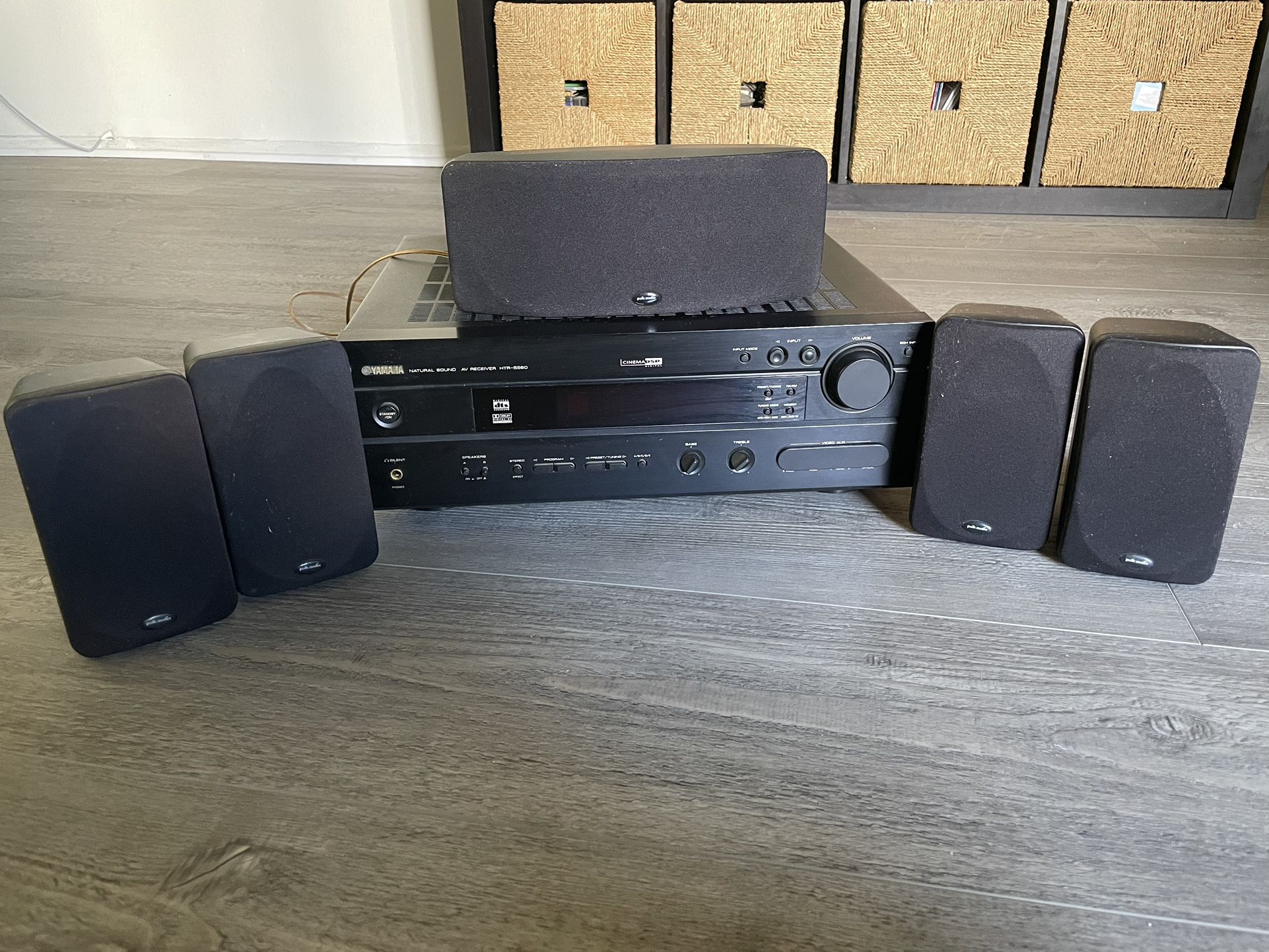 Yamaha Htr5560 + Polk Audio Stereo System