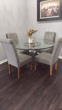 Glass Dinning table
