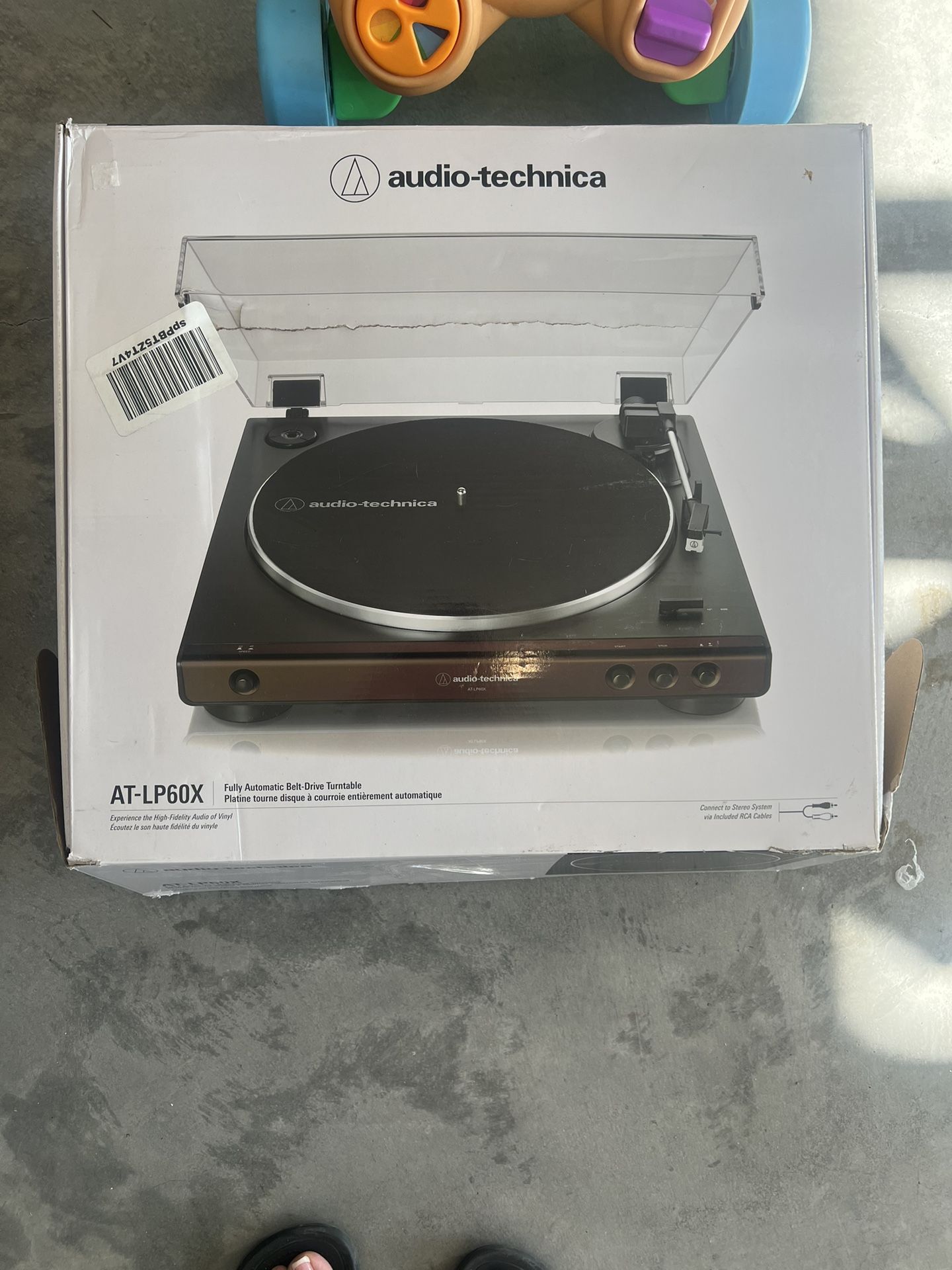 Audio Technica Record Player- Needs Speakers