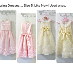 Pretty Spring dress. Like New, used once Size 5