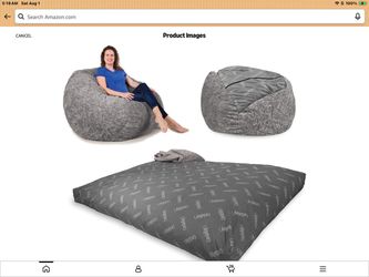QUEEN SIZE Bean Bag BED Chair