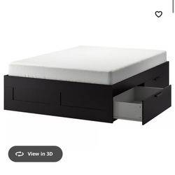 IKEA Queen Bed Frame With Storage 