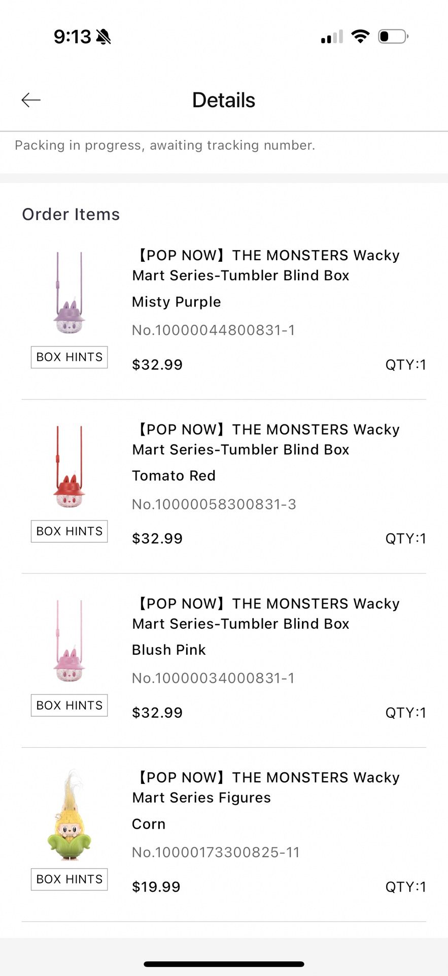 The Monsters New Wacky Mart Labubu