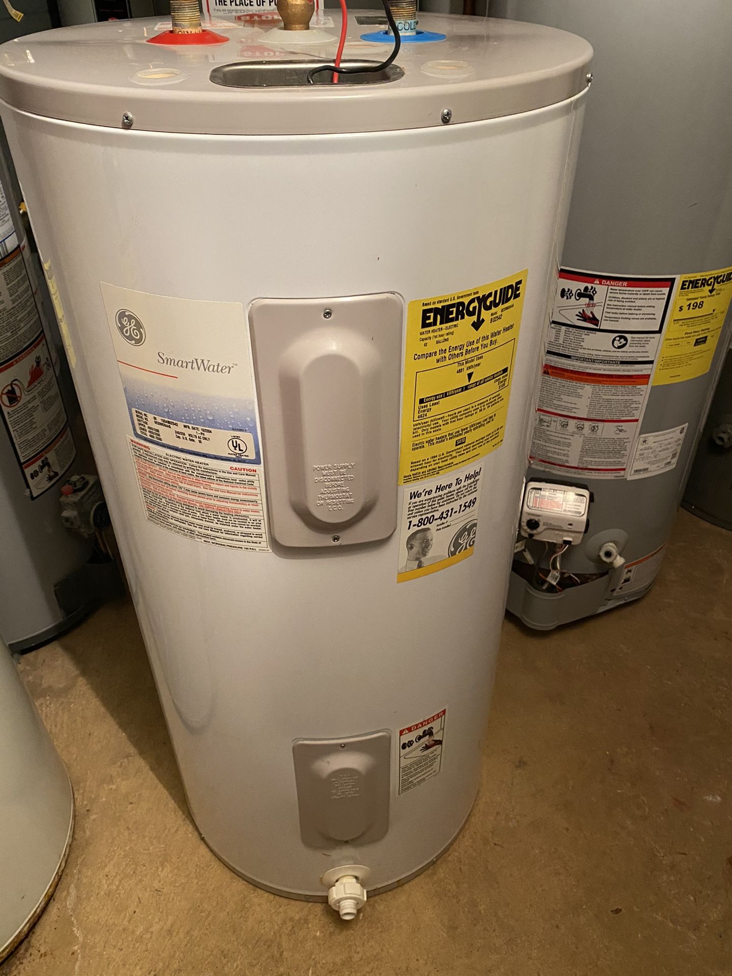 Used Electric Water Heater Tank Boiler 40 50 Gallons. Can Be Installed Or Delivered For Additional Price