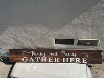 Wooden Sign