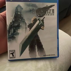Final Fantasy VII Remake PS4 Like New 