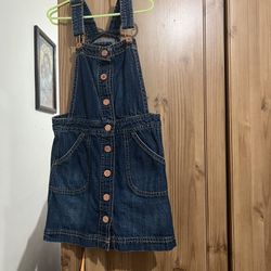Gapkids Jean Overall Dress . Size Small