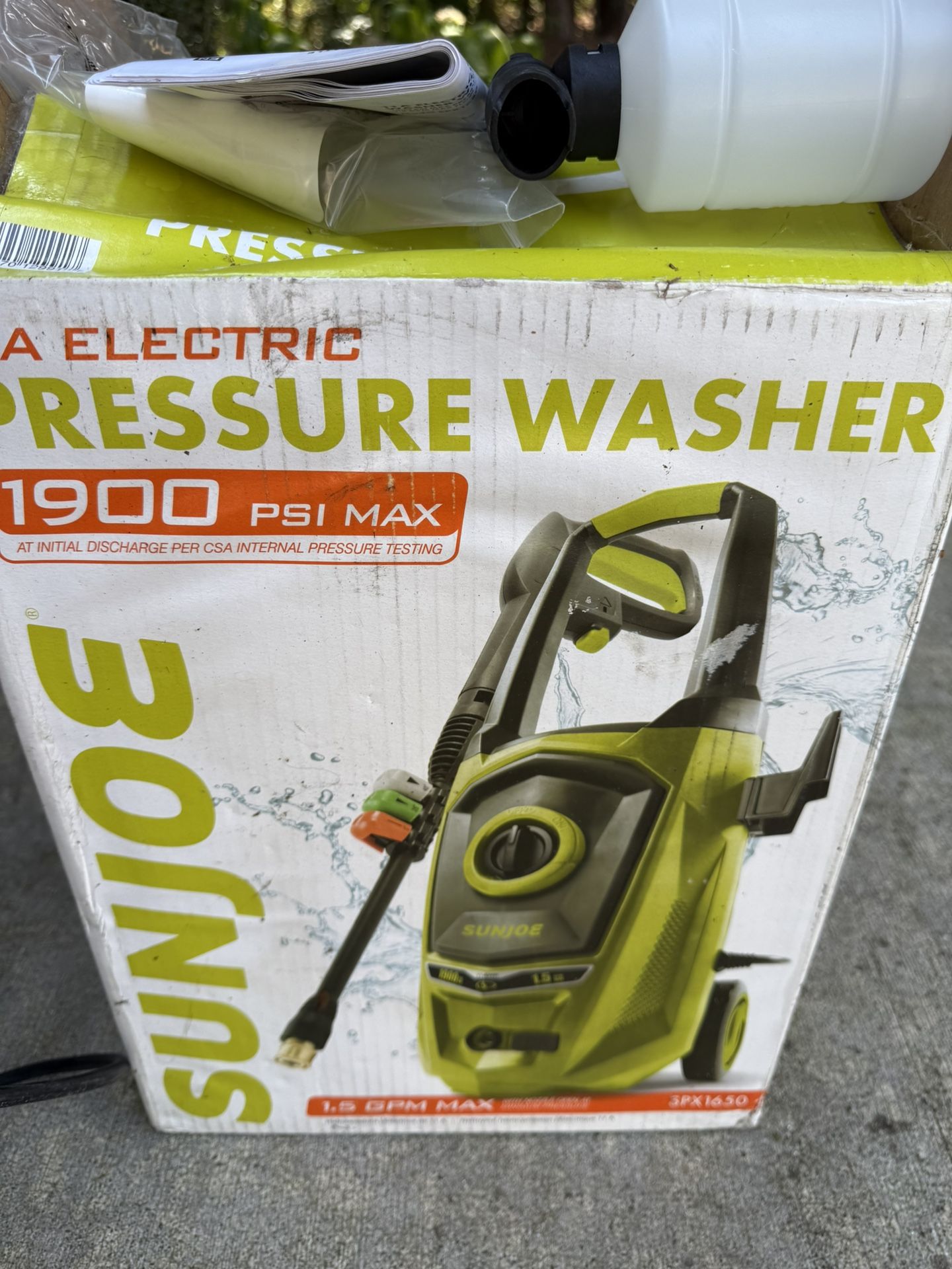 Sunjoe Pressure Washer