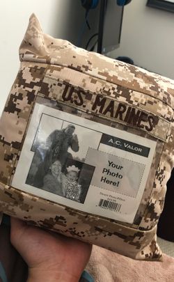 U.S. Marine push pillow