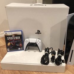 PS5 BUNDLE FOR SALE. DISC EDITION. Comes With Everything  
