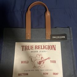 Denim True Religion Tote Bag