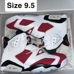 Jordan 6 Retro Carmine (2021) Size 9.5 