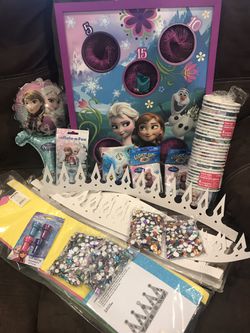 Frozen birthday party supplies & life sized cutout