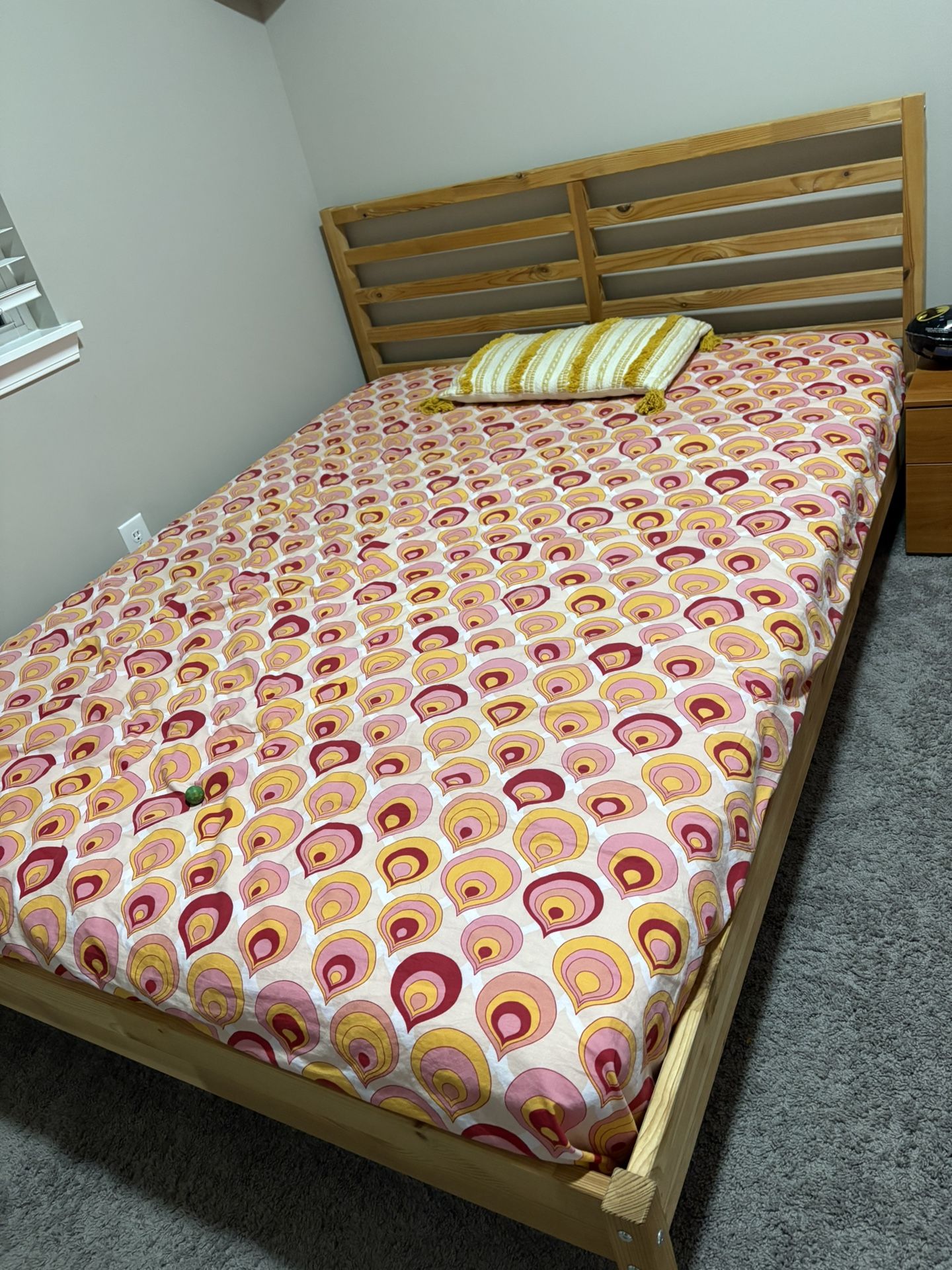 Queen Bed And Mattress Set