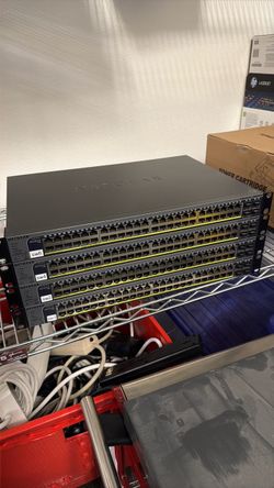 NETGEAR ProSafe 24-Port Gigabit Managed Network Switch – 4 Available