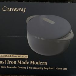 New caraway 6.5qt Dutch oven with lid midnight blue