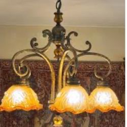 Minka Lavery 5 Light Down Chandelier Spanish Vista    