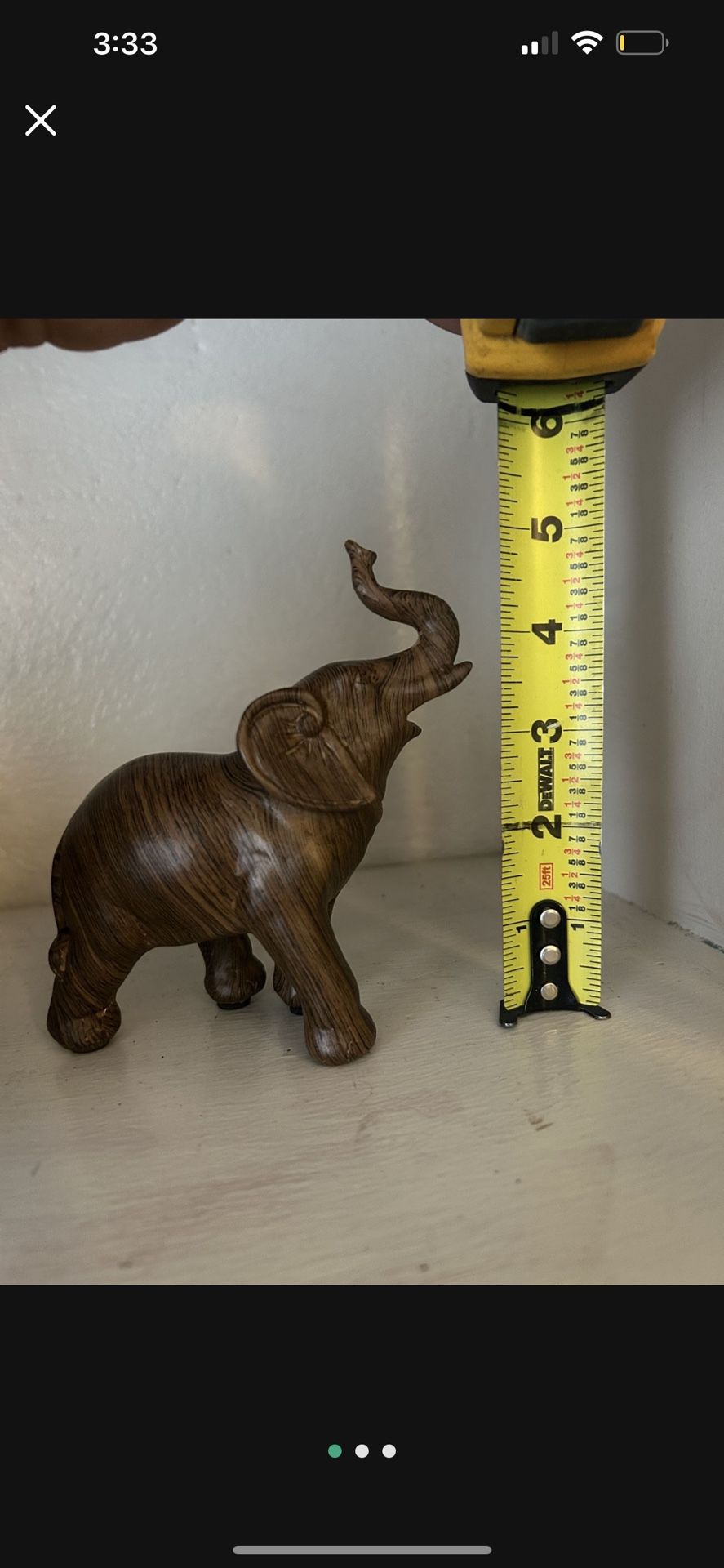 Elephant Figurine Statue