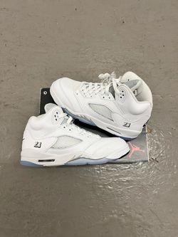 Jordan 5 white metallic GS 7Y/8.5W