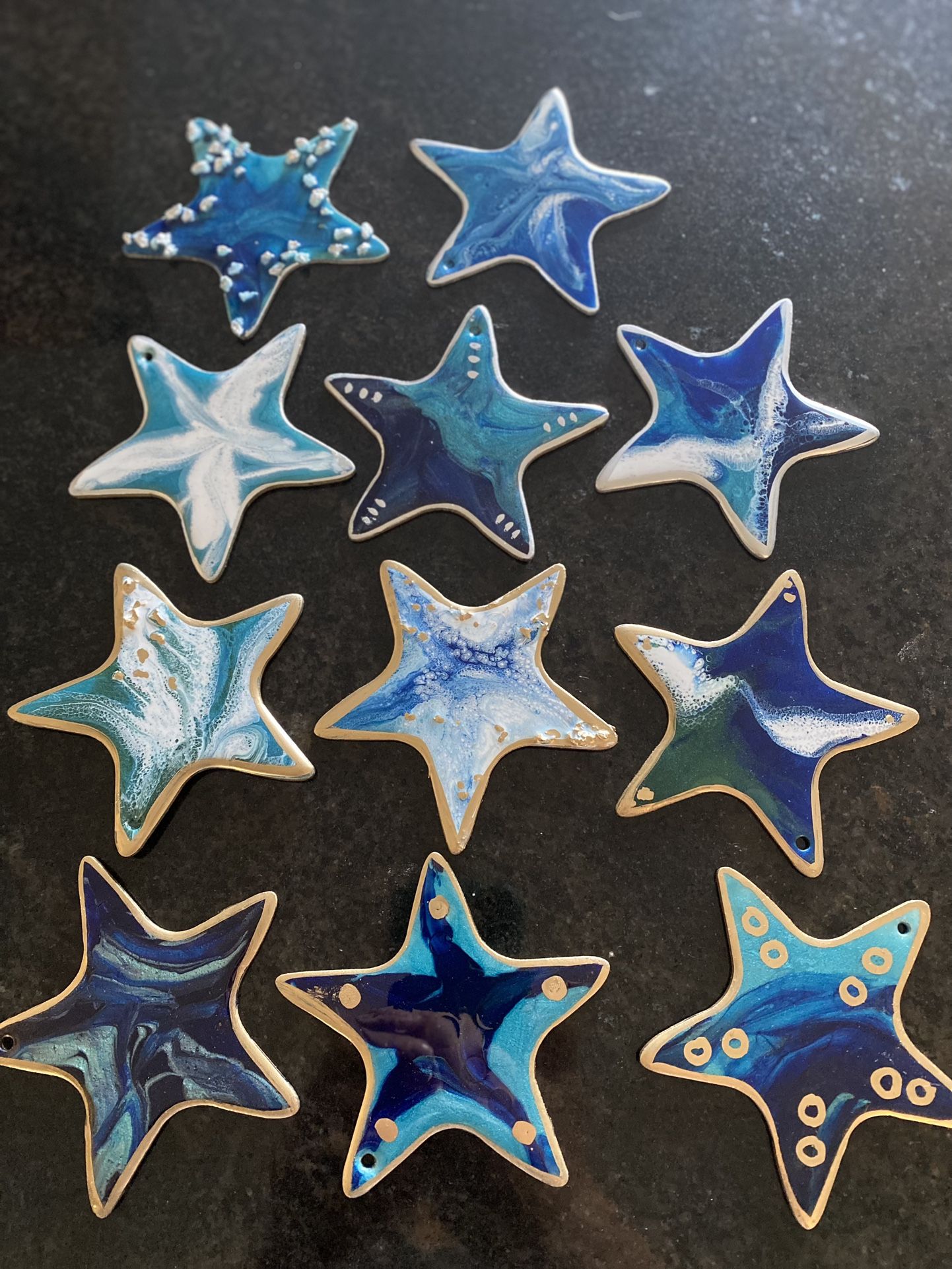 Resin Ornaments Each $5 Will Come With The String To Hang